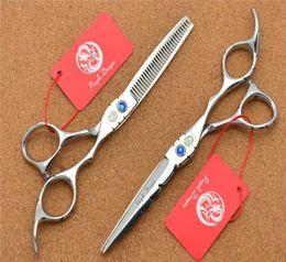 501 TOPPEST 60 Inch Silvery Hairdressing Scissors JP 440C 62HRC Home Salon Cutting Scissors Thinning Shears Hair Scissors9771338