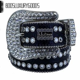 2023 Designer Belt Bb Simon Belts for Men Women Shiny diamond belt black white gold Colour boosluxurygoods211i