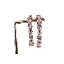 Swarovskis Jewellery Earrings Designer Women Original high Quality Charm Rose Gold Silver Circled Perforated Earring