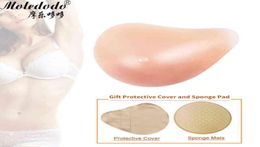 Silicone Breast Form Chest Mastectomy Sprial Shape Fake Breast Prosthesis 500g Soft Breast Pad D40 H22051162298371096765