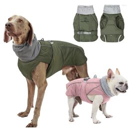 Dog Apparel Luxury Clothes Jacket For Small Medium Large Soft Padded Waterproof Coat Reflective Adjustable Safety Pet Snow Parka