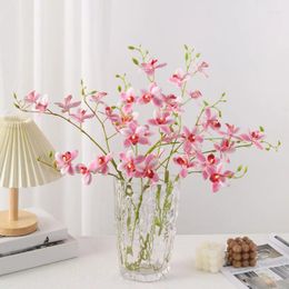 Decorative Flowers 1pcs Artificial Silk Plastic Fake For DIY Wreath Accessories Flower Arrangements Wedding Party Table Decoration