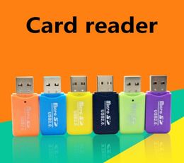 Multipurpose mobile phone memory card reader High Speed USB 20 Micro SD card reader adapter 4gb 8gb 16gb 32gb 64gb TF Card2841285