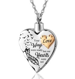 Cremation Jewelry for Ashes Your Wings were Ready Our Hearts was Not Urn Pendant Necklace for Ashes Love4959285