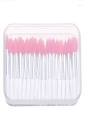 Makeup Brushes 30Pcs Silicone Lip Brush Exfoliating Lipstick With Film Dustproof Cover Plump Smoother Applicator Cosmetic Tool3008616