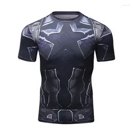 Men's T Shirts Cody Lundin Men 3D Printed Compression Short Sleeve Shirt Jogging Exercise Clothes Stretchy Male Bjj Jiu Jitsu Gi Rash Guard