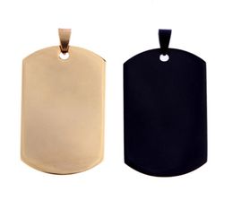100pcslot Small Size Blank Army Dog Tags Boy Fashion Pendants Suitable for Laser Engraving Whole4019637