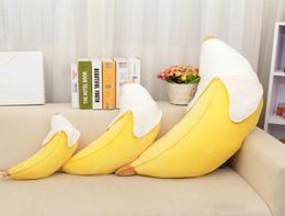 long peeling banana pillow cushion cute plush toy doll decorative pillow for sofa or car creative home furnishing cushion4657797