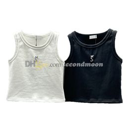 Women Summer Tanks Sleeveless Sport t Shirt Cotton Fabric Yoga Tee Designer Letter Knits Vest