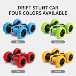 Car Hamdol Remote Control Double Sided 360°Rotating 4WD RC Cars with Headlights 2.4GHz Electric Race Stunt Toy Car Rechargeable Toys C