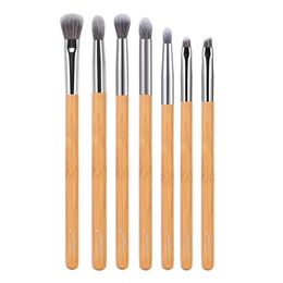 Vela.Yue Premium Makeup Brush Set 7pcs Eyes Shadow Smudge Blending Contour Eyeliner Eyebrow Makeup Applicator Tools Kit240102