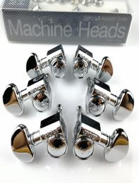 3R3L Grover Electric Guitar Machine Heads Tuners Nickel Tuning Pegs6275534