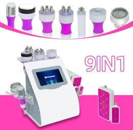 9 in 1 new in stock 40k fat cavitation Liposuction Body Sculpting system ultrasonic vacuum RF weight-loss lipo slimming machine4555043