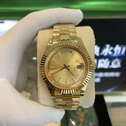 With original box high-quality luxury Watch 41mm 18k Yellow Gold Movement Automatic Mens GD Bracelet Men's Watches 08