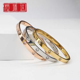 Designer Screw Bangle Bracelet Fashion Luxury Jewelrys Carer Original Trendy 18K Gold Diamond for Women Men Nail Bracelets Silver Jewellery Bracelet 63QX