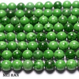 Loose Gemstones Meihan Wholesale (1 Strand) Natural 8mm Russia Maw-sit-sit Jasper Smooth Round Stones Beads For Jewellery Making Diy Design