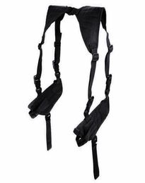 Outdoor Gadgets Double Holster For Adjustable Under Horizontal Carrier Concealed Carry Shoulder Holster1091441