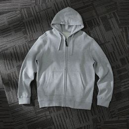 S-054 Top Quality Zipper Hoodies for Men and Women Cotton Fleece Sweatshirts for Fall/Winter Jogger Tops 240102