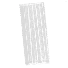 Curtain White Lace Floral Net Curtains Window Panel For Balcony Office Decor