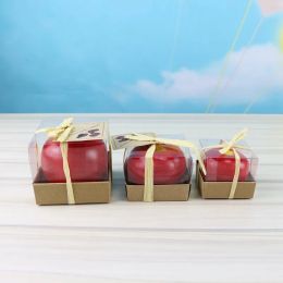 Shape Christmas Candle Novelty Fruit Candle Creative Christmas Eve Gift Scented Bougie Christmas Eves Party Decoration