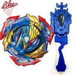 Laike DB B193 Ultimate Valkyrie Rubber Spinning Top Bey with Launcher Handle Set Toys for Children 231229