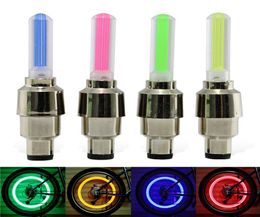 Neon Lighting Tyre Wheel Valve Cap Light For Car Bike Bicycle Motorcycle LED Lamp Flash Lights good quality1999784