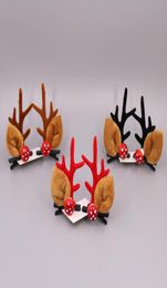 UPS Christmas Antler Hair Clips Adult Children Hairpins Christmas Party Head Ornaments Kids Creative ChristmasBirthday Gifts2739235