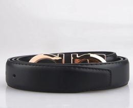 2023 Smooth leather belt luxury belts designer for men big buckle male chastity top fashion mens whole 105125cm6549408