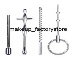 Massage New 4 Style Penis Plug Male Urethral Dilator Horse Eye Stimulation Sounding Masturbator Metal Urethral Catheter Sex Toys F6816416