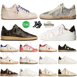 golden goose ball star sneakers women men deisgner shoes white ice orch pink silver black white orange red royal blue【code ：L】fashion Plate-forme big size mens trainers
