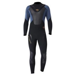 Wear Swim Wear Men OnePiece Swimsuit 3mm Neoprene Full Body Coldproof Thermal Wetsuits Surfing Diving Suit Triathlon Spearfishing