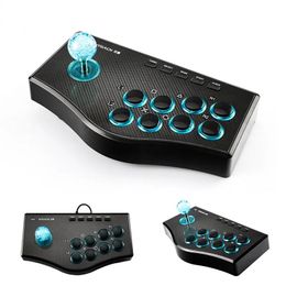 Joysticks USB Rocker Game Controller Arcade Joystick Gamepad Fighting Stick For PS3 PC Android Plug And Play Street Fighting Feeling FAST SH