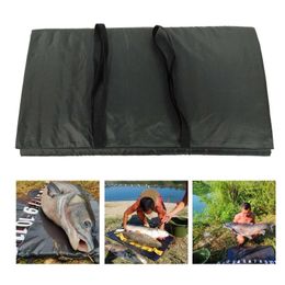Accessories Fishing Unhooking Pad Foldable Coarse Carp Mat Tackle Outdoor Hiking Camping Foam Tool H1014