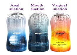 Flesh Vibrating Light Massager vagina real pussy Male Sex Masturbation Adults Toys male masturbator Cup For Men LJ2011205618875