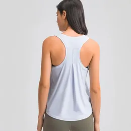 Active Shirts Logo Women Loose Fit Fitness Sleevelss T-Shirts Nylon Soft Summer Gym Vest Crop Top Workout Sportswear Female Yoga Clothes