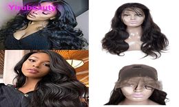Braizlian Virgin Hair 13X4 Lace Front Wigs Body Wave With Baby Hair Natural Color Wig 100 Human Hair2215014