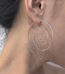 Stud Delysia King Women Cute Unique Temperament Round Spiral Earrings Romantic Alloy Simplicity Aestheticism Geometric DanglerStud5801155