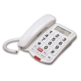 Big Button Telephone for Seniors Caller ID Landline Phones for Elderly Amplified Telefonos Home Phone for Old People with SOS 240102