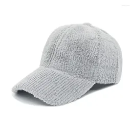Ball Caps Autumn Cotton Solid Warm Casquette Baseball Cap Adjustable Outdoor Snapback Hats For Men And Women 243