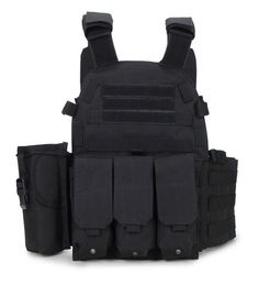 Tactical 6094 Molle Vest Combat Body Armour Vest Army Paintball Wargame Plate Carrier Hunting Accessories1523716
