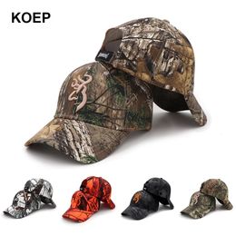 KOEP Camo Baseball Cap Fishing Caps Men Outdoor Hunting Camouflage Jungle Hat Airsoft Tactical Hiking Casquette Hats 231229
