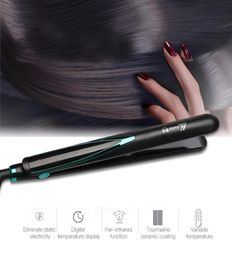 Hair Straughtener Fast Warmup Flat Iron Negative Ion Ceramic Tourmaline Ionic Hair Straighten Curling iron Corrugation CX2007219243101