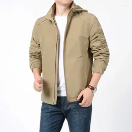 Men's Jackets 6XL Spring Autumn Men Fashion Thin Hooded Jacket For Waterproof Military Coat Outdoor Casual Sports Male