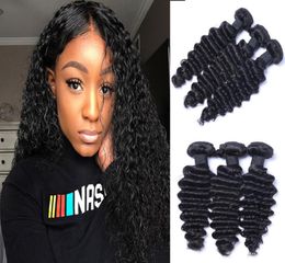 Brazilian Deep Wave Curl 100 Unprocessed Human Virgin Hair Weaves Remy Human Hair Extensions Human Hair Weaves Dyeable 3 bundles9329531