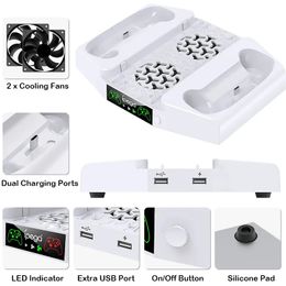 Top Quality Other Accessories Cooling Fan Stand For Xbox Series S Dual Controller Charging Dock Gamepad Headphone Storage Bracket For XboxSeries Accessories