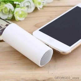 Computer Speakers 3.5mm Stereo Mini Speaker Portable MP3 Music Player Speaker Amplifier Loudspeaker for Mobile Phone Tablet PC-White