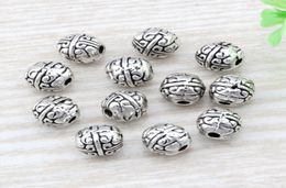 200Pcs Antique silver alloy exquisite Spacer Beads 75x8mm fits European Style Charm Bracelet Necklace2169793