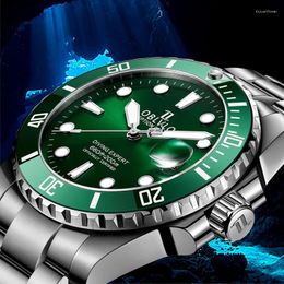 Wristwatches OBLVLO Automatic Mechanical Diving Watch Sapphire Mirror Miyota Movement Clock Luminous Waterproof 200m Men Wristwatch