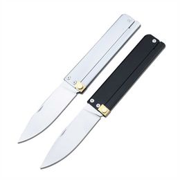 New Type Aluminium Alloy Handle Tactical Pocket knife D2 Steel Blade Camping EDC Hunting Folding