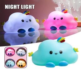 Night Lights Super Cute Cloud LED Light Creative Bedside Lamp Personalized Desktop Ornament For Home Living Room Bedroom6867295